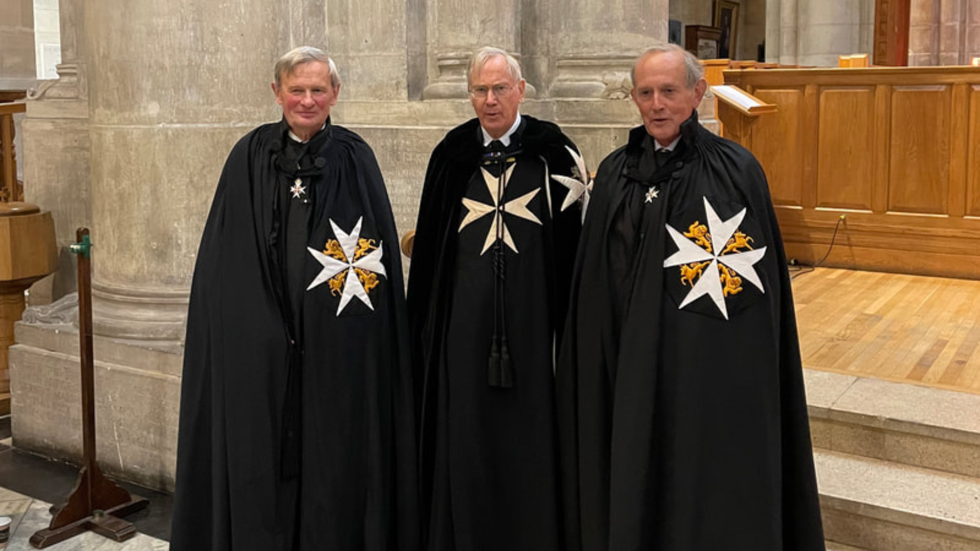 The Lord-Lieutenant, Mr David McCorkell, HRH The Duke of Gloucester and The Viscount Brookeborough